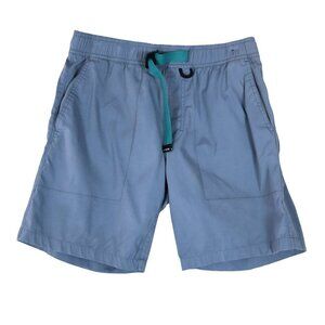 RVCA All-Time Hybrid Shorts Blue Elastic Waist Drawstring Swim Surf Size S